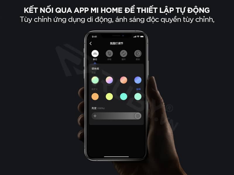 Đèn treo màn hình kết nói với app MiHome